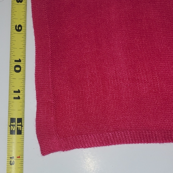 Cejon Poncho Cape Large Pastel Pink Ombre Asymmetrical Pullover Layering Piece - Picture 10 of 10